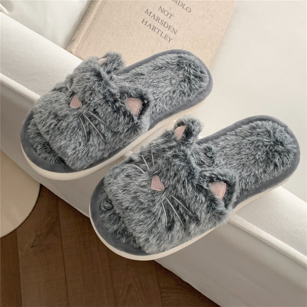 Furry Cat Ear Slippers - Image 6