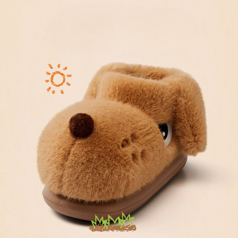 Fuzzy Dog Slippers with Floppy Ears - Image 8