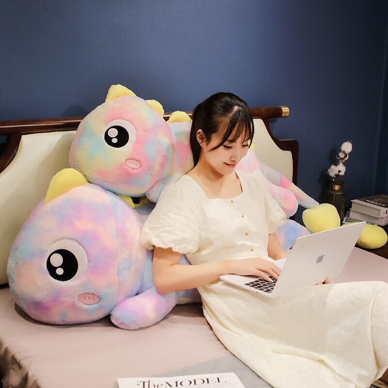 Galaxy Rainbow Pasco the Lizard Plushie - Image 5
