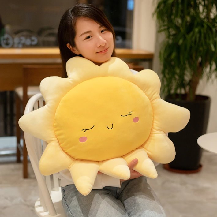 Gentle Sleeping Sun Pillow - Image 4