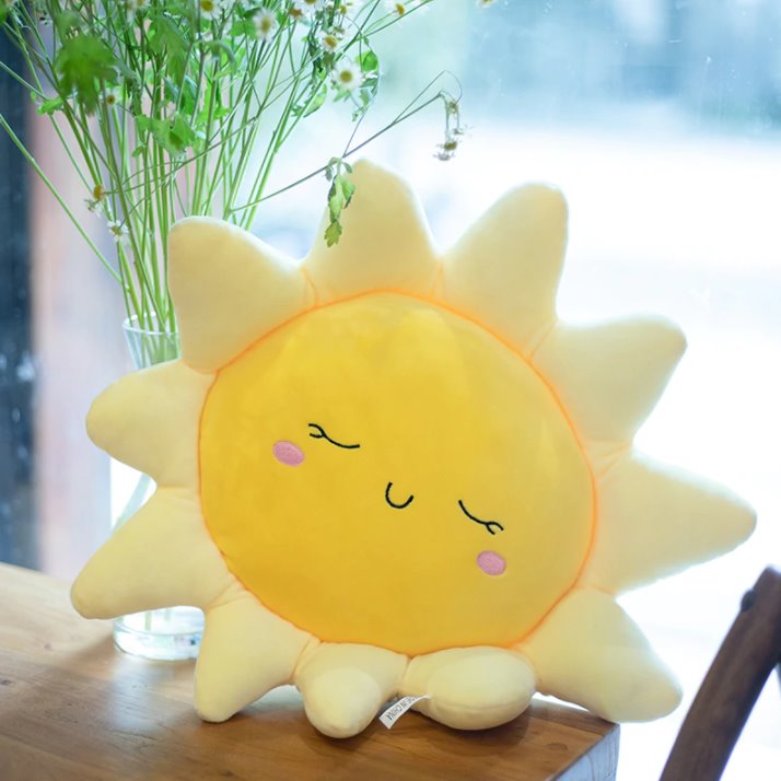 Gentle Sleeping Sun Pillow - Image 5