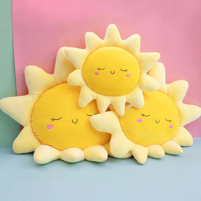 Gentle Sleeping Sun Pillow - Image 3