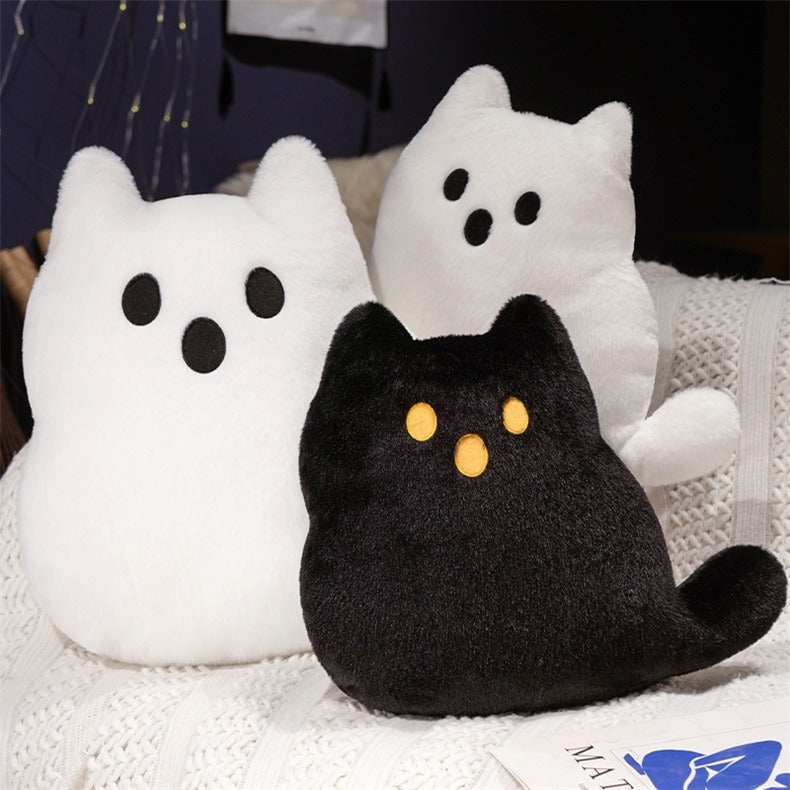 Ghost Cat Plush Pillow - Image 4