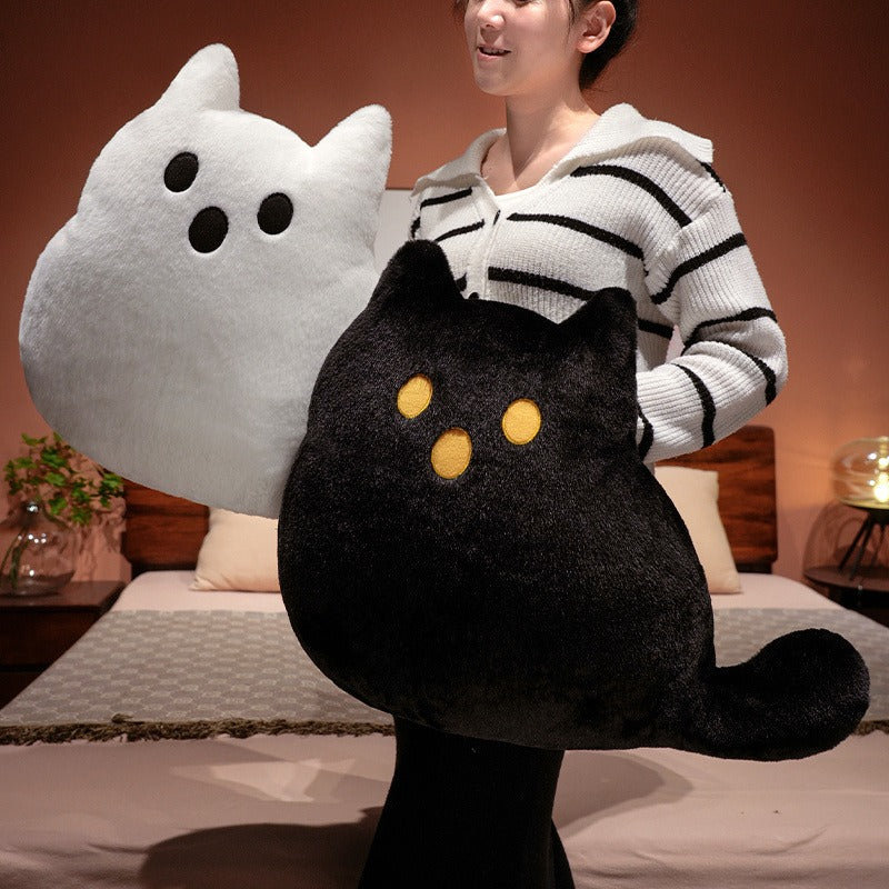 Ghost Cat Plush Pillow - Image 3