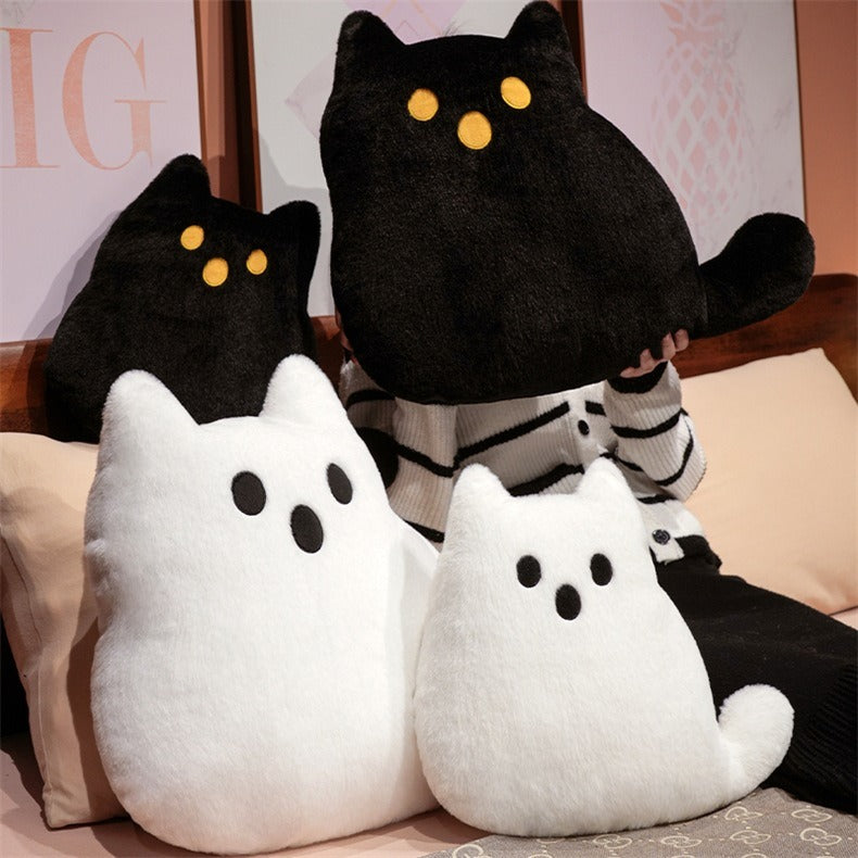 Ghost Cat Plush Pillow - Image 2