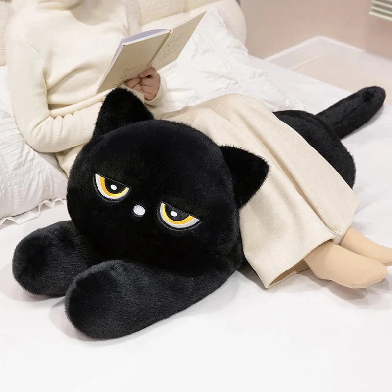 Giant Black Grey Cat Plushies - Image 6