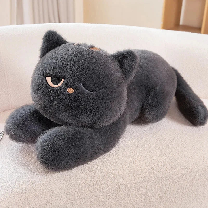 Giant Black Grey Cat Plushies - Image 16
