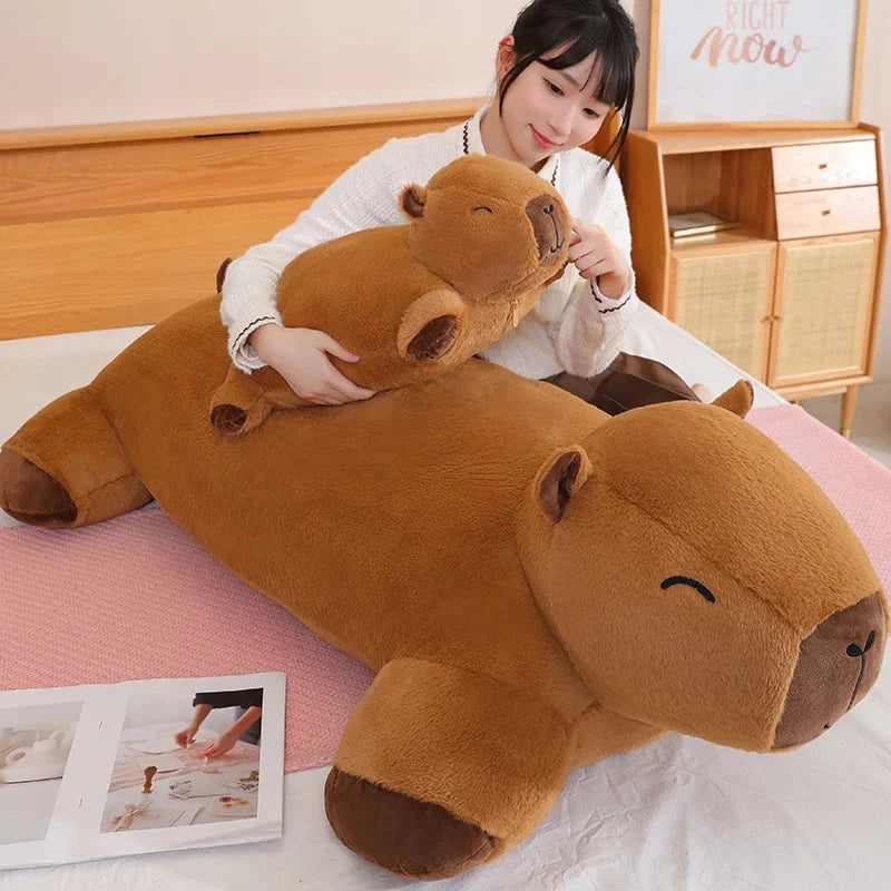 Giant Capybara Snuggle Buddy Plushies - Image 4