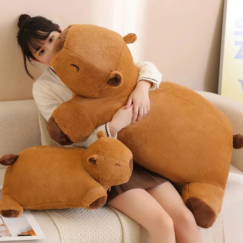 Giant Capybara Snuggle Buddy Plushies - Image 2