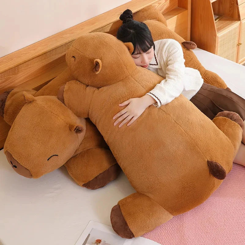 Giant Capybara Snuggle Buddy Plushies - Image 3