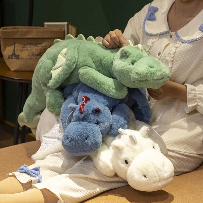 Giant Fluffy Dragon Plushie Collection - Image 10