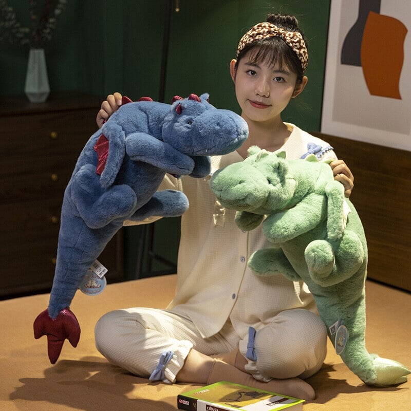 Giant Fluffy Dragon Plushie Collection - Image 9