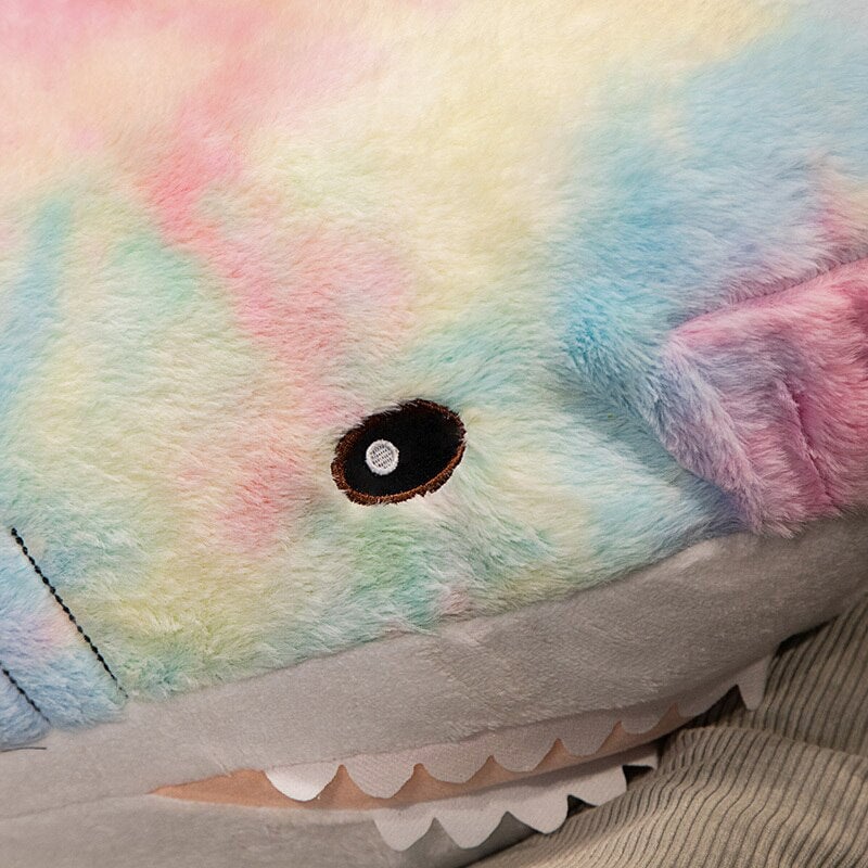 Giant Fuzzy Galaxy Shark Plushies - Image 15