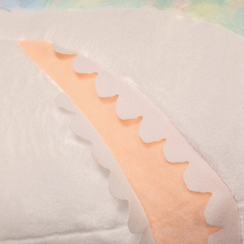 Giant Fuzzy Galaxy Shark Plushies - Image 11