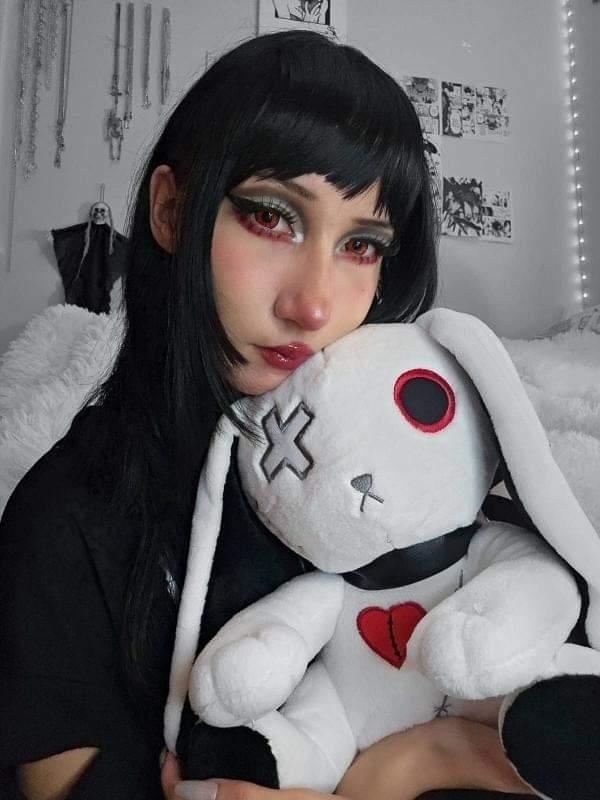 Gothic Bunny Plushie - Image 2