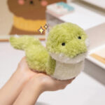Green Soft Fluffy Snake