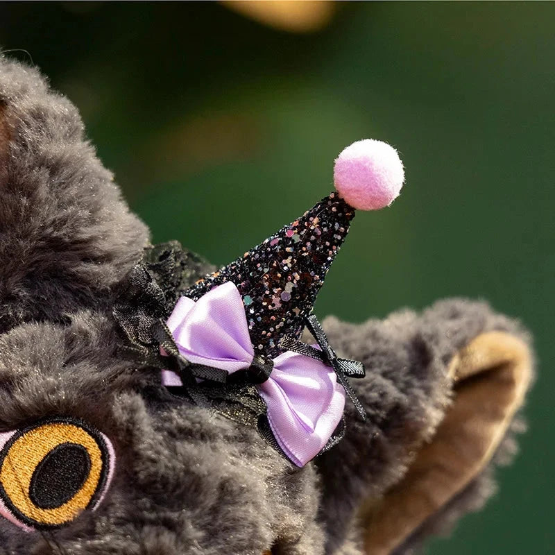 Halloween Black Witch Cat Plushies - Image 15