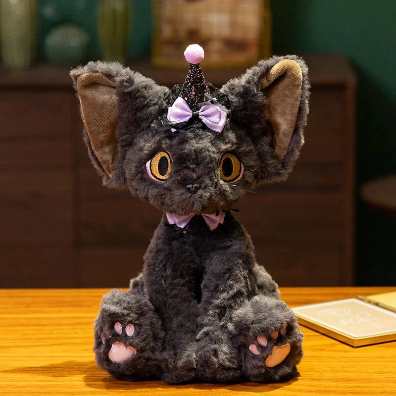 Halloween Black Witch Cat Plushies - Image 6