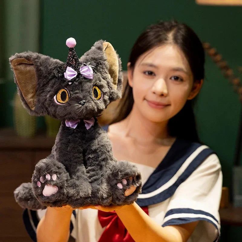 Halloween Black Witch Cat Plushies - Image 11