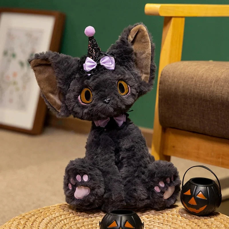 Halloween Black Witch Cat Plushies - Image 17