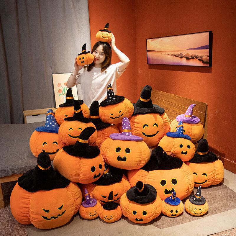 Halloween Pumpkin Soft Plush Cushion - Image 2