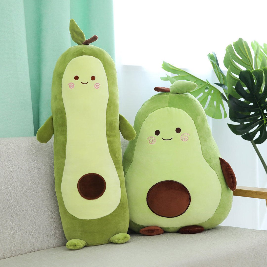 Happy Green Avocado Plushie - Image 3