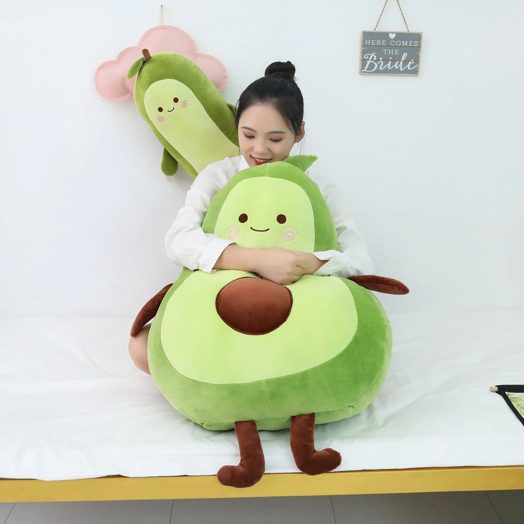 Happy Green Avocado Plushie - Image 11
