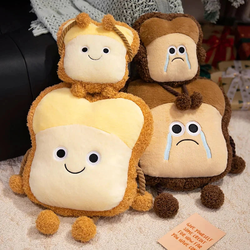 Happy Toast Sad Toast Plush & Bag - Image 2