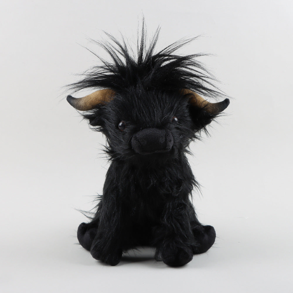 Highland Cow Plush Toy Stuffed Animal - Image 7