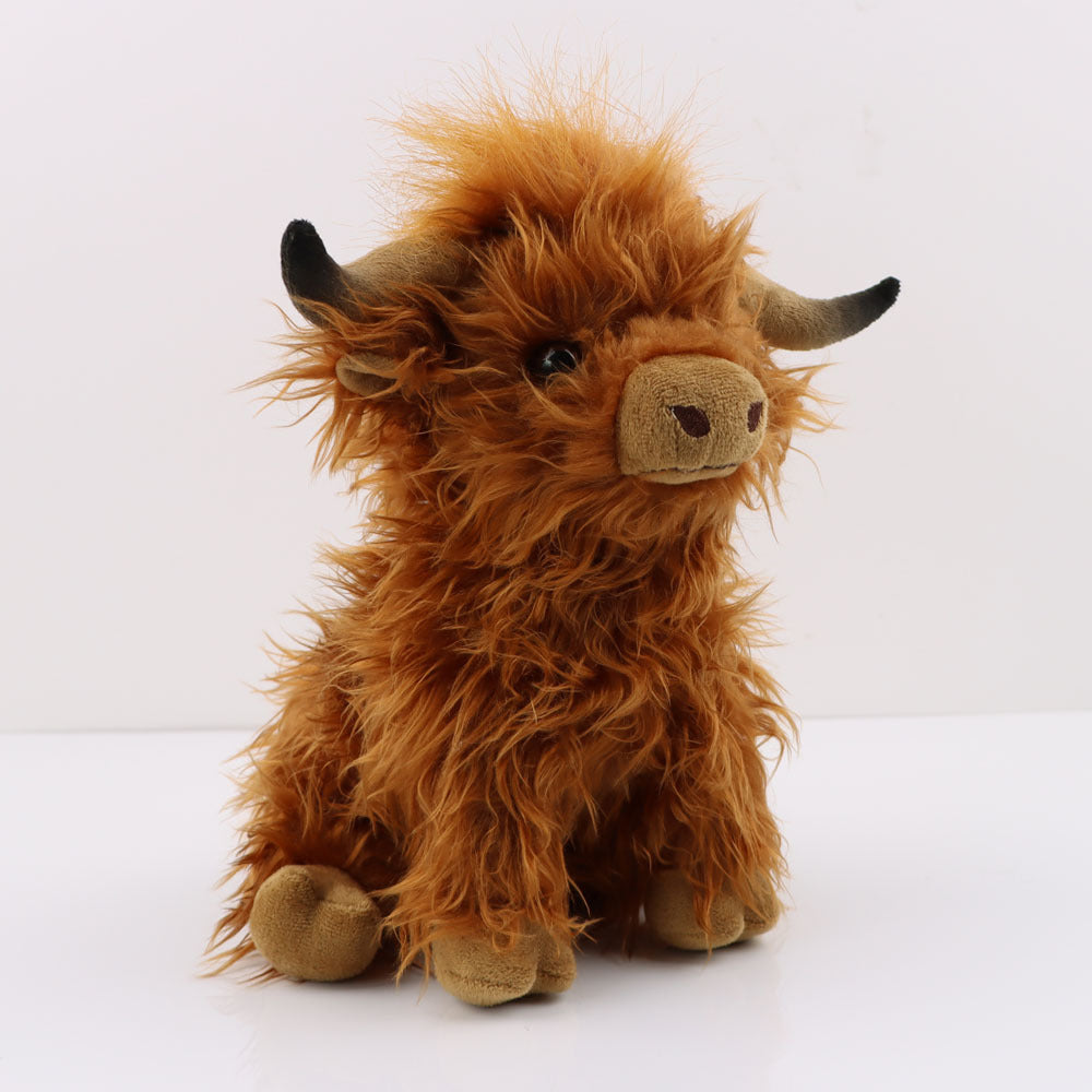 Highland Cow Plush Toy Stuffed Animal - Image 2