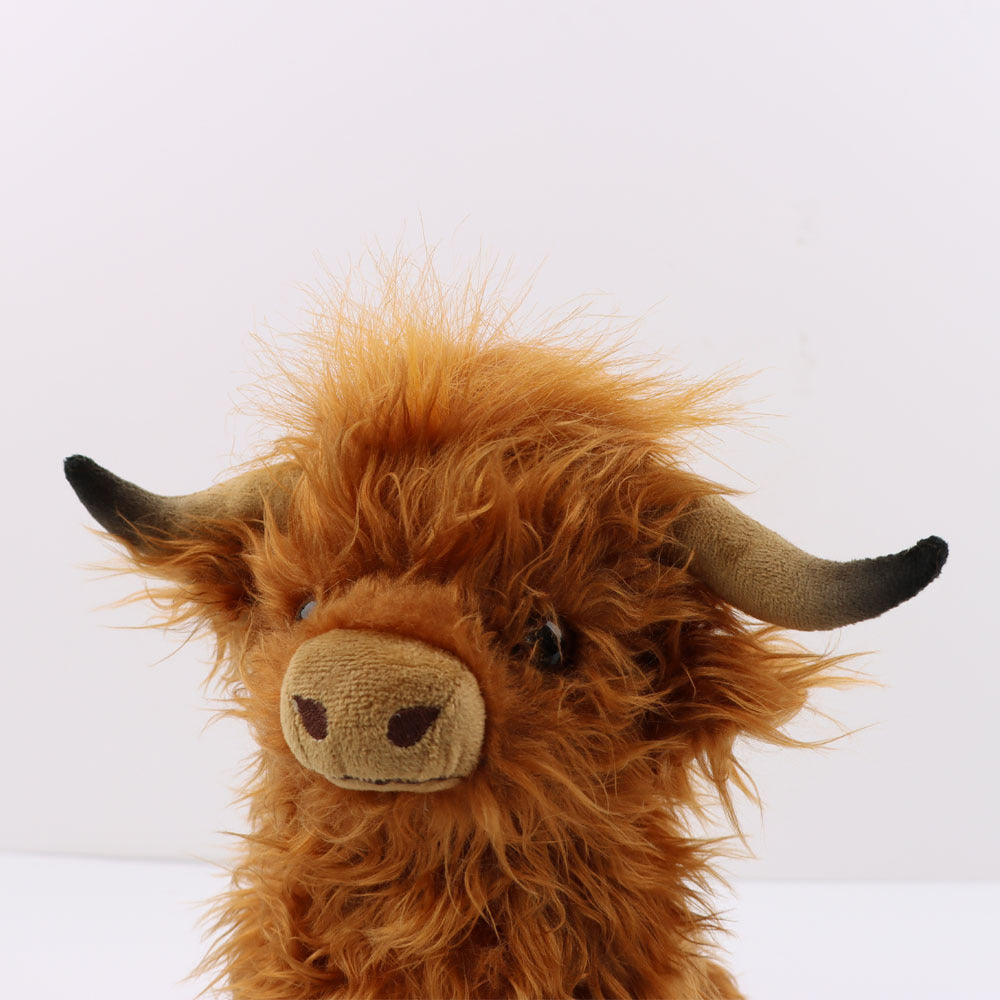 Highland Cow Plush Toy Stuffed Animal - Image 9