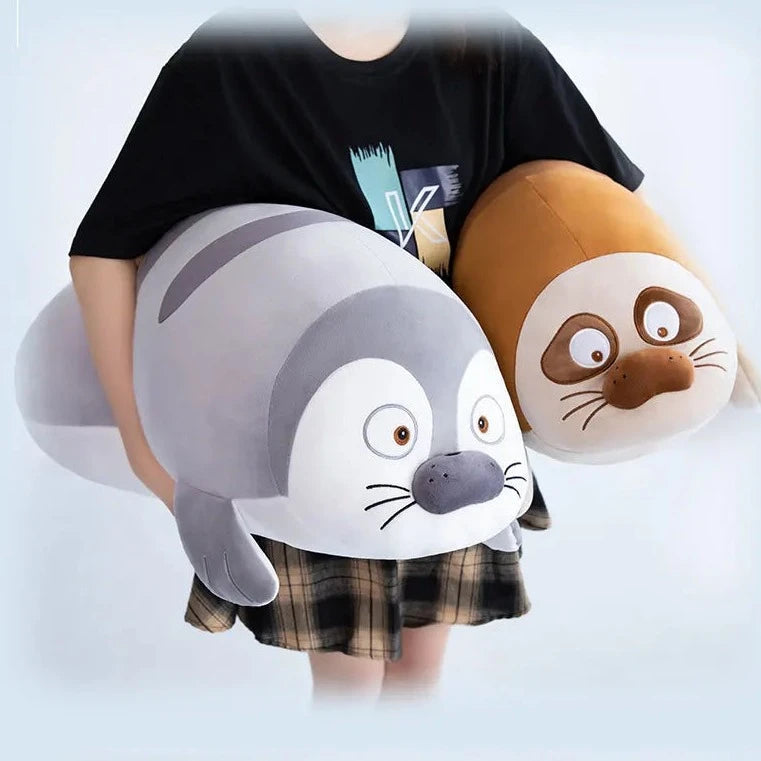 Huge Sleeping Buddies Seal Plushies - Image 8