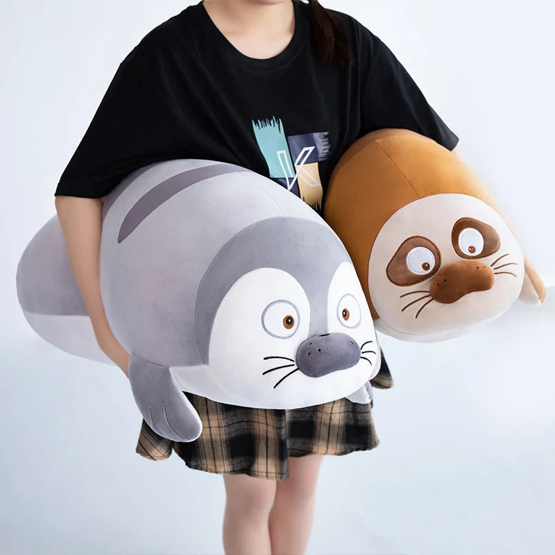 Huge Sleeping Buddies Seal Plushies - Image 9