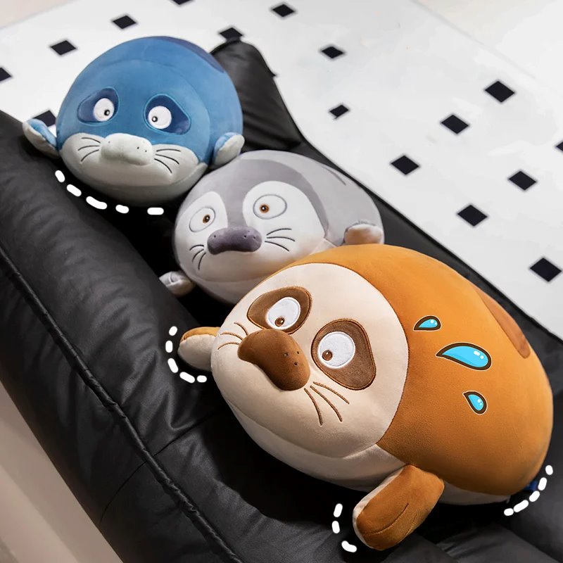 Huge Sleeping Buddies Seal Plushies - Image 4