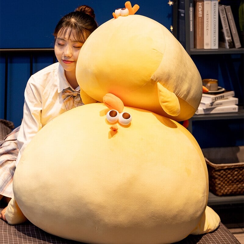 Jaba the Chonky Yellow Chicken Plushie - Image 4
