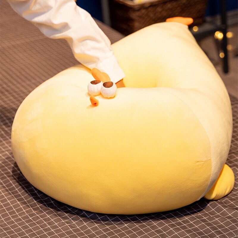 Jaba the Chonky Yellow Chicken Plushie - Image 3