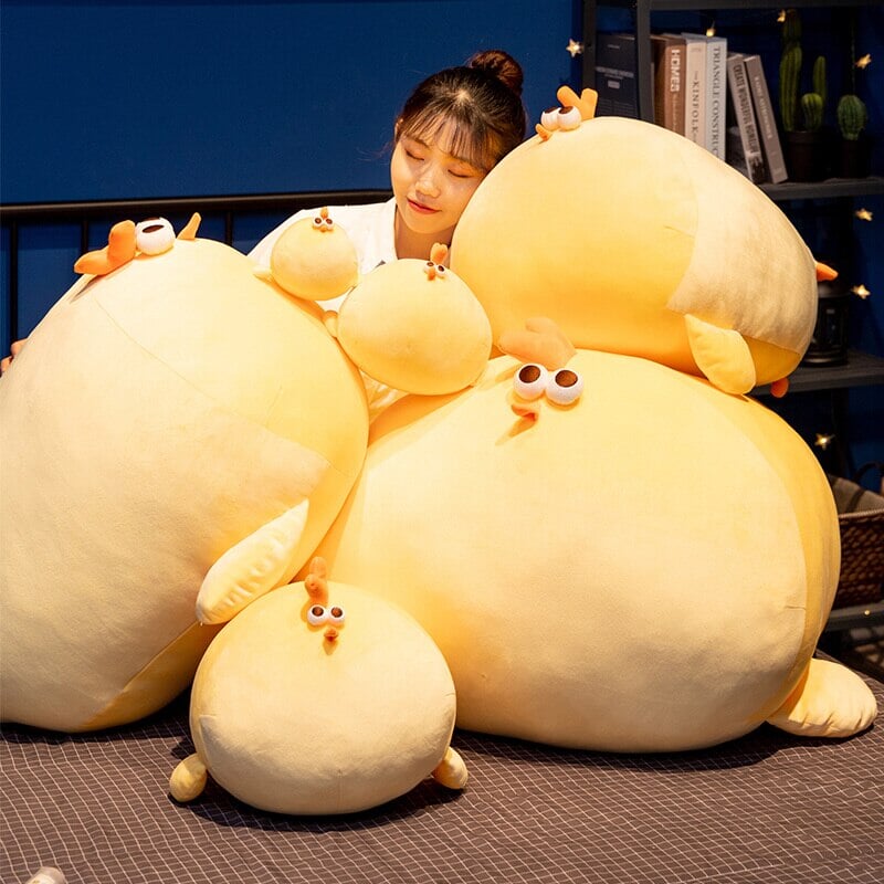 Jaba the Chonky Yellow Chicken Plushie - Image 2