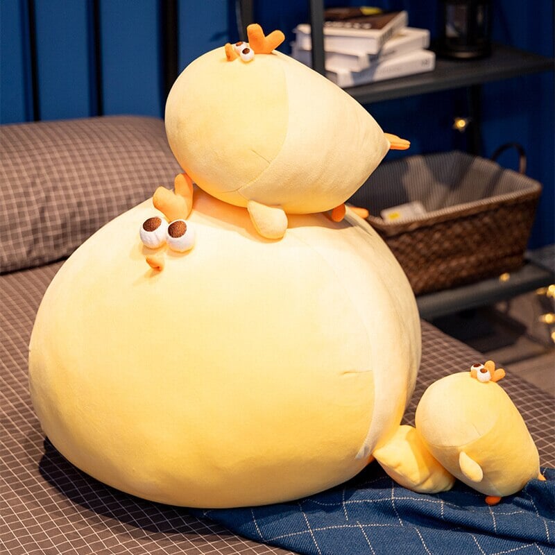 Jaba the Chonky Yellow Chicken Plushie - Image 12