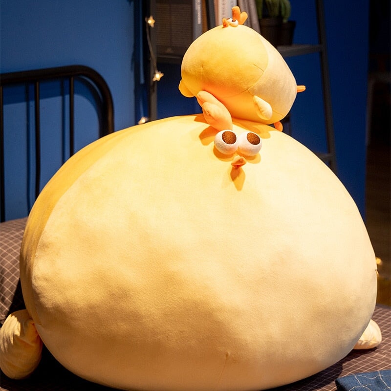 Jaba the Chonky Yellow Chicken Plushie - Image 11