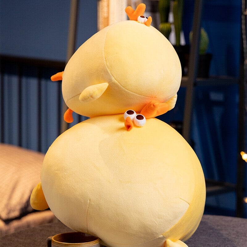 Jaba the Chonky Yellow Chicken Plushie - Image 10