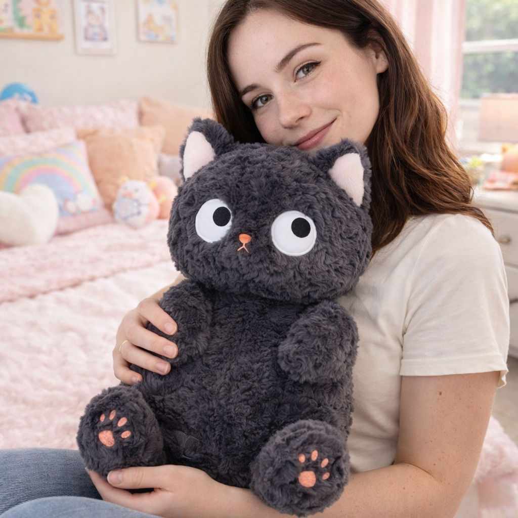 Jiji the Cute Fluffy Black Cat Plushie | Limited stock - Image 4