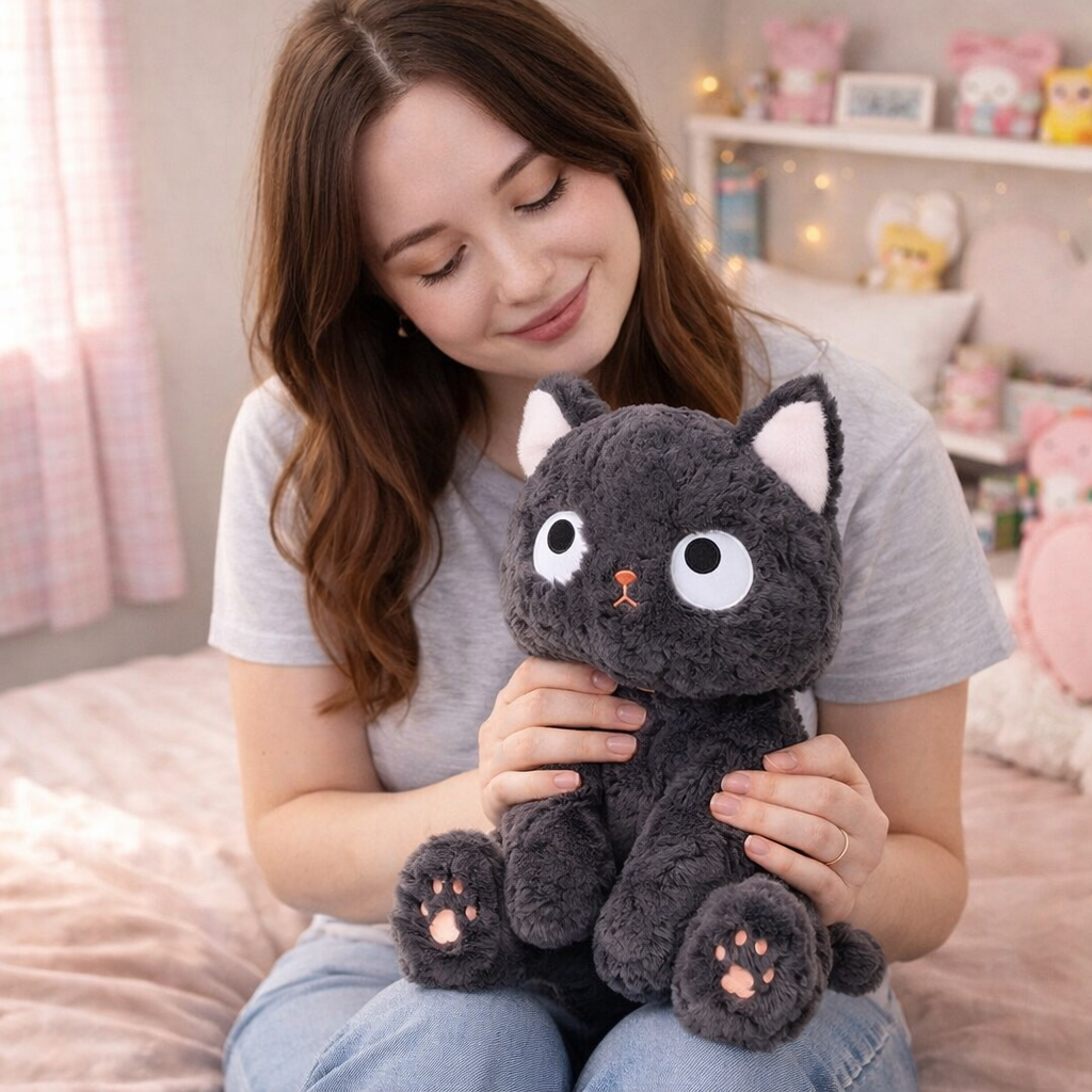 Jiji the Cute Fluffy Black Cat Plushie | Limited stock - Image 3
