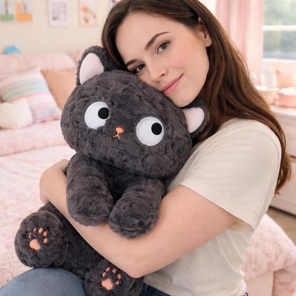 Jiji the Cute Fluffy Black Cat Plushie | Limited stock - Image 2