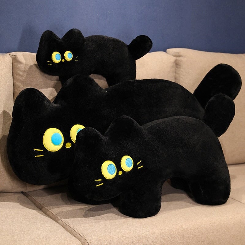 JoJo the Black Cat Plush Pillow - Image 2