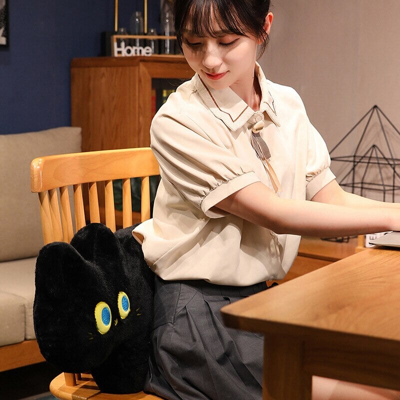 JoJo the Black Cat Plush Pillow - Image 13