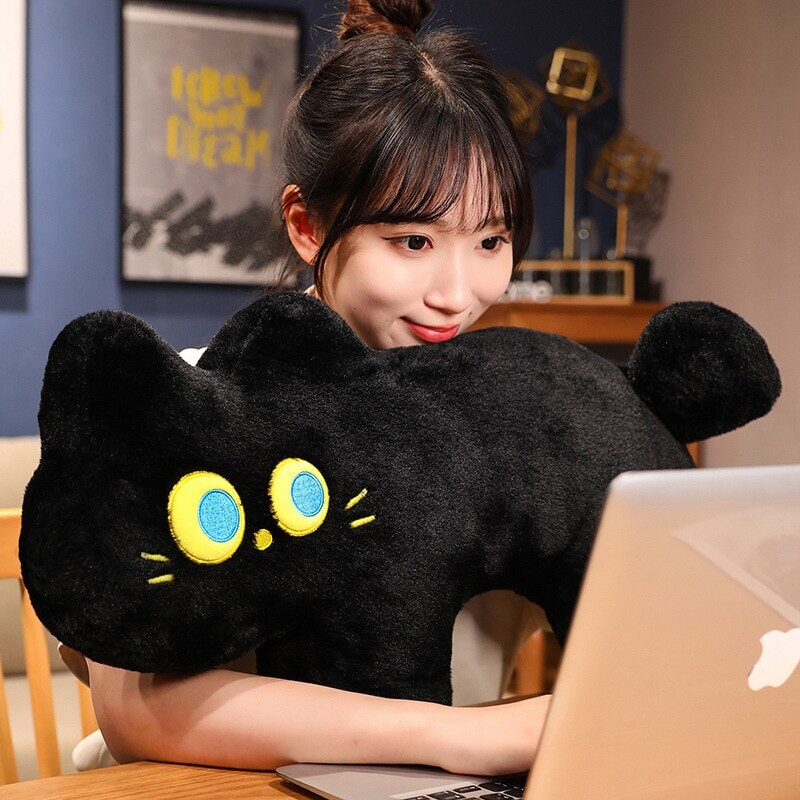 JoJo the Black Cat Plush Pillow - Image 9