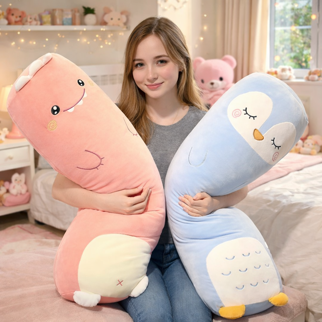 Kawaii Animal Body Pillow Collection - Image 4