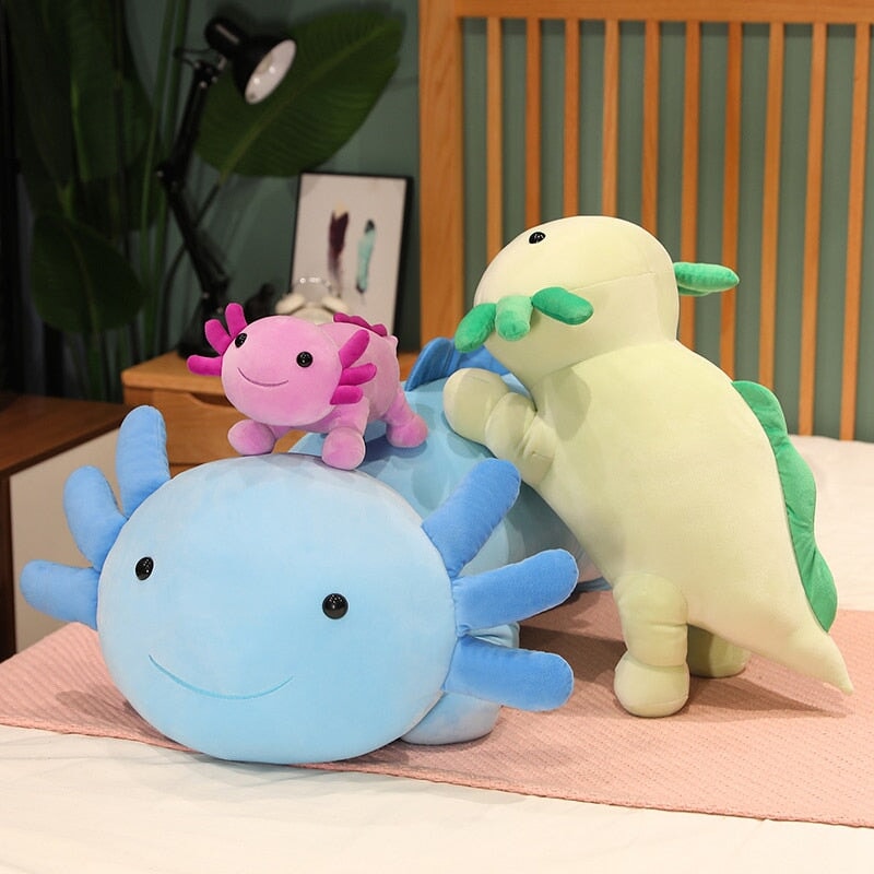 Kawaii Axolotl Salamander Plushie Family - Image 2