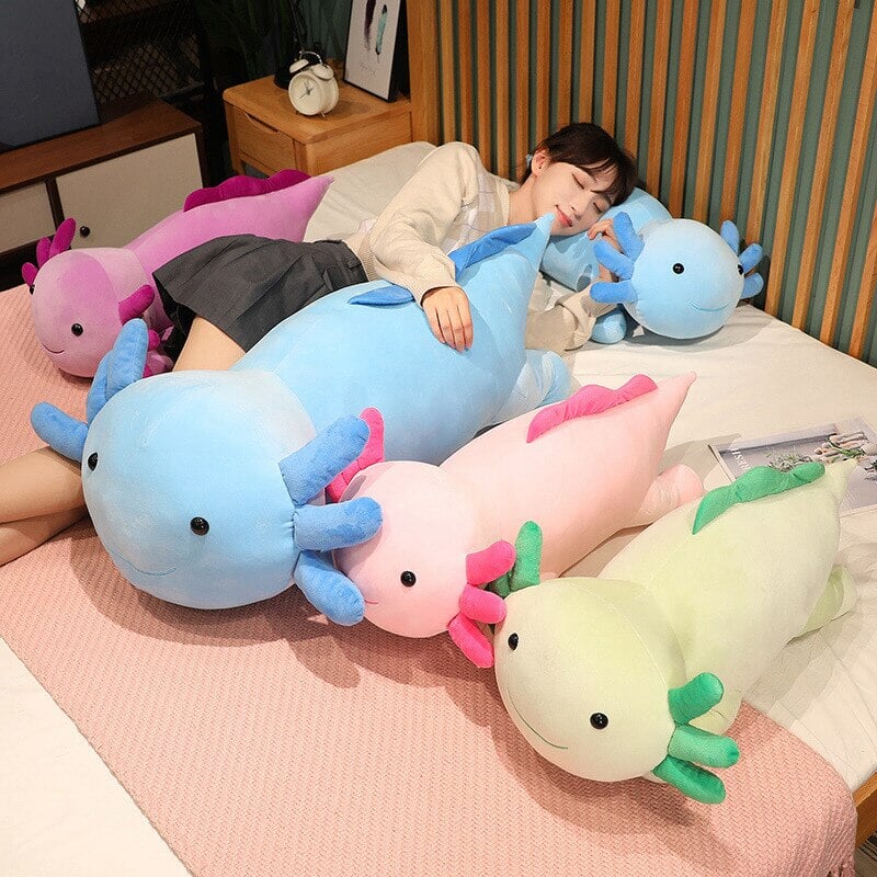 Kawaii Axolotl Salamander Plushie Family - Image 3