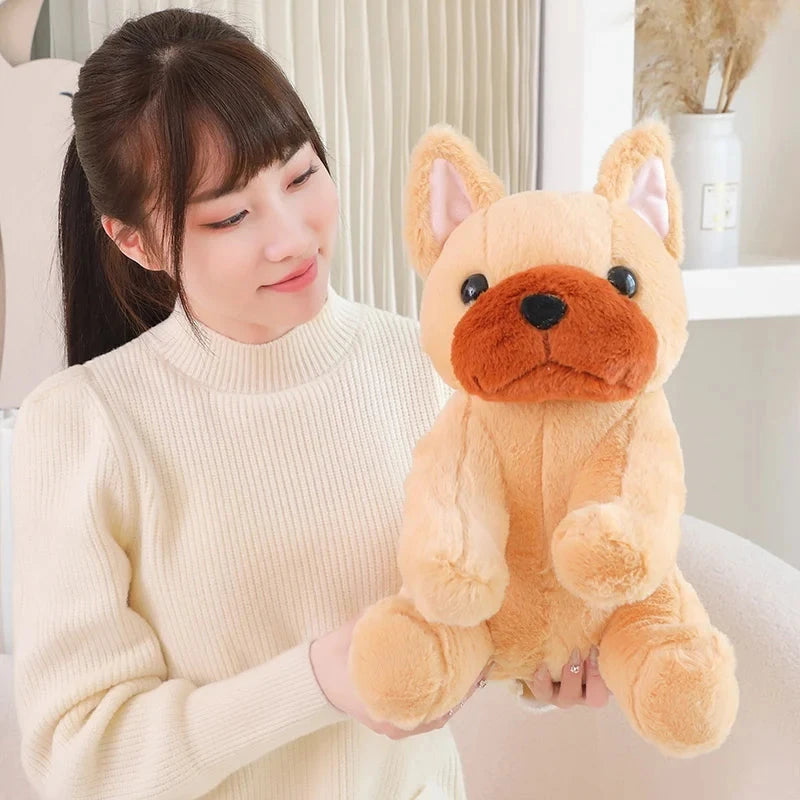 Kawaii Biege White French Bulldog Plushies - Image 6